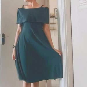 Emerald green dress